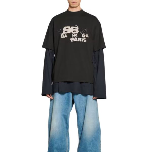 polyester shirts, high neck t shirt, new designer t-shirt versatile popular casual summer short sleeve t-shirt bb graffiti short sleeve 100, White;black
polyester shirts, high neck t shirt, new designer t-shirt versatile popular casual summer short sleeve t-shirt bb graffiti short sleeve 100, White;black