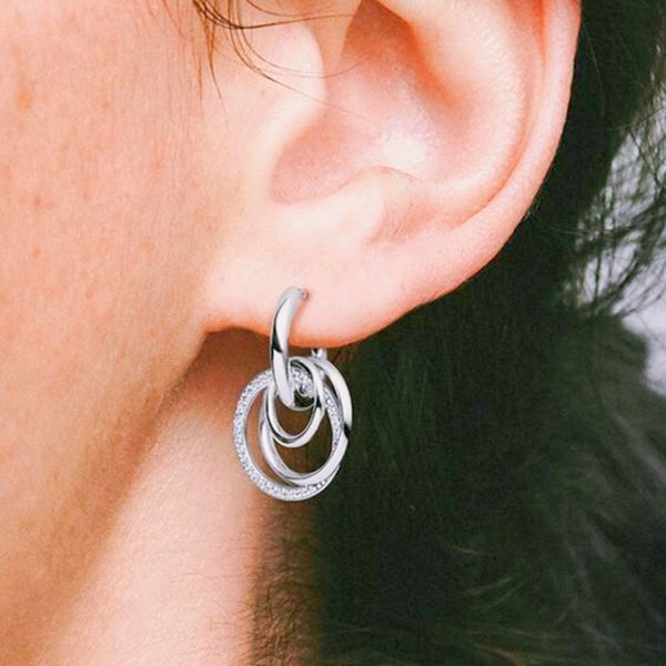 925 sterling ear cuffs women pandoraer earring for women with logo ale gift jewelry, Silver
925 sterling ear cuffs women pandoraer earring for women with logo ale gift jewelry, Silver