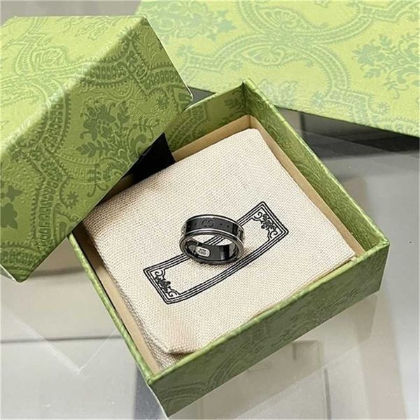 2023 designer new fashion jewelry gujia edition double black white ceramic men's and women's bee planet phnom couple pair ring, Silver
2023 designer new fashion jewelry gujia edition double black white ceramic men's and women's bee planet phnom couple pair ring, Silver