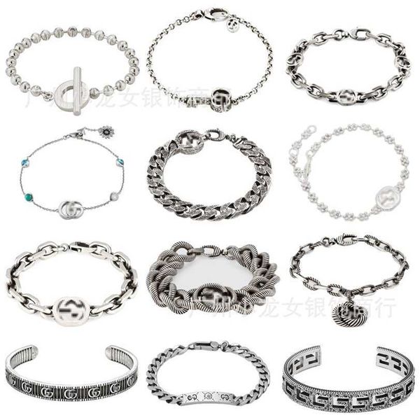 2023 designer new jewelry silver bracelet double bracelet old skeleton elf for men and women, Black
2023 designer new jewelry silver bracelet double bracelet old skeleton elf for men and women, Black