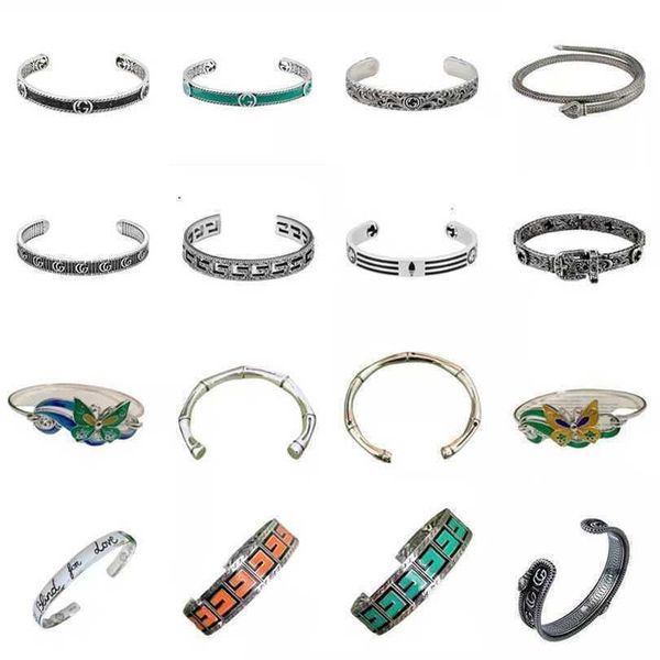 2023 designer new jewelry double letter classic gear snake black green enamel bracelet for men and women
2023 designer new jewelry double letter classic gear snake black green enamel bracelet for men and women