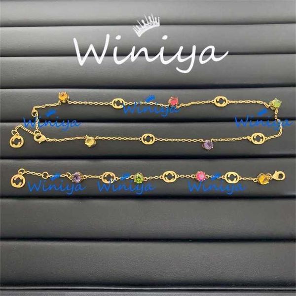 2023 designer new jewelry family necklace letter color matching bracelet sweater chain feminine personality jewelry, Black
2023 designer new jewelry family necklace letter color matching bracelet sweater chain feminine personality jewelry, Black