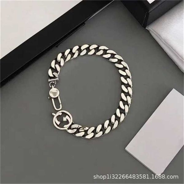 2023 designer new fashion jewelry gujia 925 double thai silver hollow out interlocking tank cuban bracelet personalized fashion men's a, Black
2023 designer new fashion jewelry gujia 925 double thai silver hollow out interlocking tank cuban bracelet personalized fashion men's a, Black