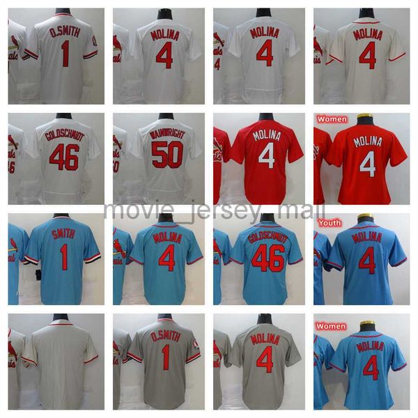 2023 new baseball jersey 4 yadier molina 46 paul goldschmidt 1 ozzie smith 50 adam wainwright jerseys men women youth size s--xxxl, Blue;black
2023 new baseball jersey 4 yadier molina 46 paul goldschmidt 1 ozzie smith 50 adam wainwright jerseys men women youth size s--xxxl, Blue;black