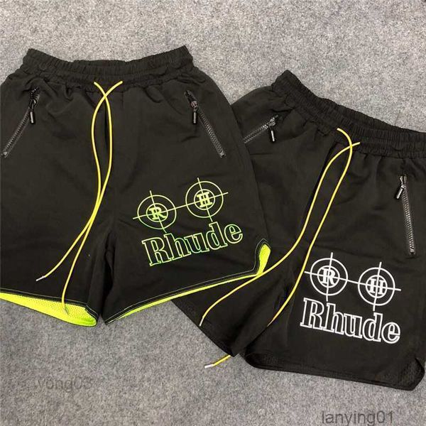 rhude neon target shorts summer drawstring zipper men hip hop skatebaords short pants, White;black
rhude neon target shorts summer drawstring zipper men hip hop skatebaords short pants, White;black