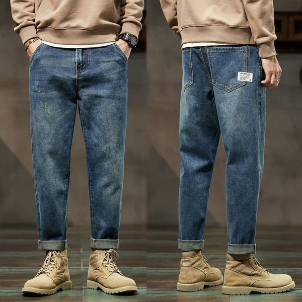 mens jeans baggy men harem pants loose fit wide leg vintage clothes casual male denim trousers streetwear patched pockets hiphop kpop 230317, Blue
mens jeans baggy men harem pants loose fit wide leg vintage clothes casual male denim trousers streetwear patched pockets hiphop kpop 230317, Blue