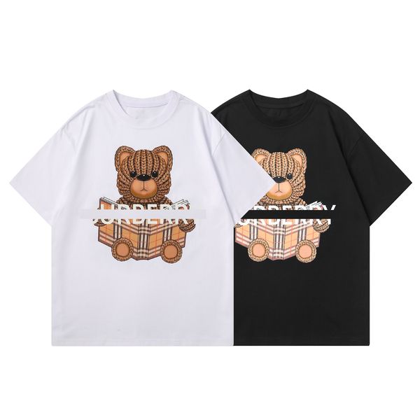2023wholesale t-shirt 100% cotton designer deluxe men and women polos shirt t-shirt casual loose printed with american bear pattern, White;black
2023wholesale t-shirt 100% cotton designer deluxe men and women polos shirt t-shirt casual loose printed with american bear pattern, White;black