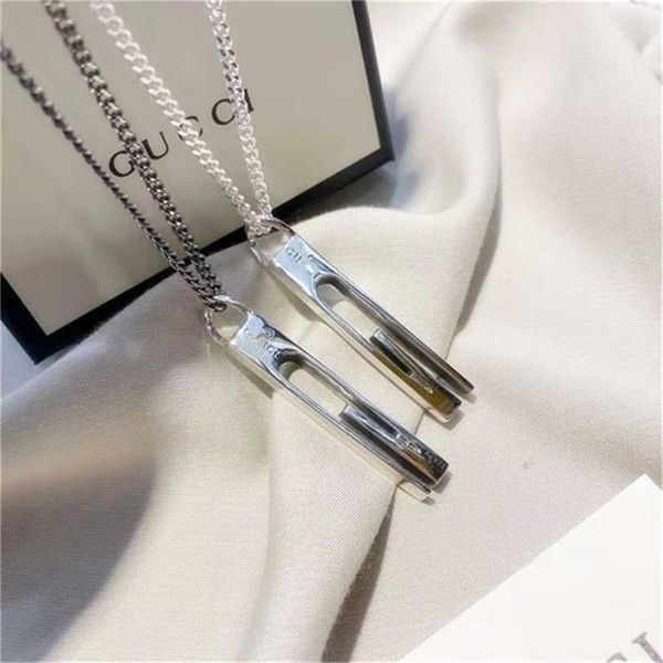 2023 designer new fashion jewelry zhigujia 925 silver couple vertical long pendant double necklace couple's valentine's day gift
2023 designer new fashion jewelry zhigujia 925 silver couple vertical long pendant double necklace couple's valentine's day gift