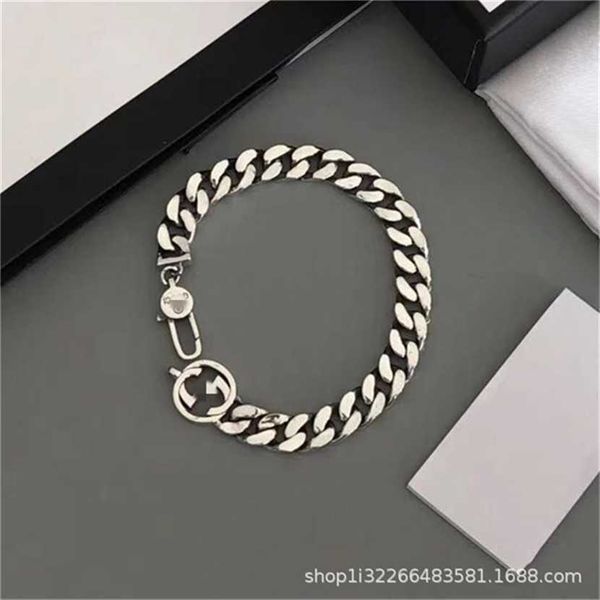 2023 designer new fashion jewelry gujia 925 double thai silver hollow out interlocking tank cuban bracelet personalized fashion men's a, Black
2023 designer new fashion jewelry gujia 925 double thai silver hollow out interlocking tank cuban bracelet personalized fashion men's a, Black