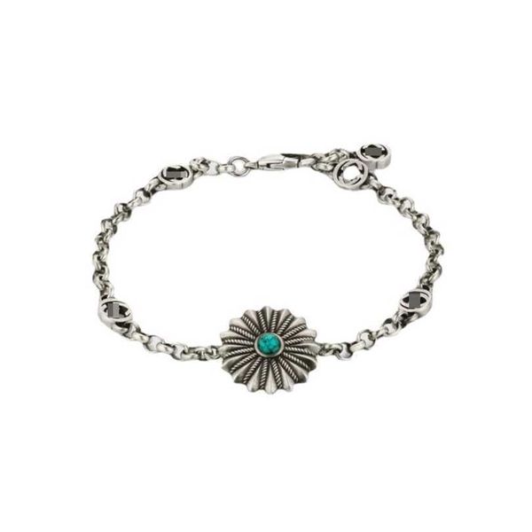 2023 designer new gujia s925 sterling silver used sunflower turquoise bracelet men's and women's same style jewelry, Black
2023 designer new gujia s925 sterling silver used sunflower turquoise bracelet men's and women's same style jewelry, Black