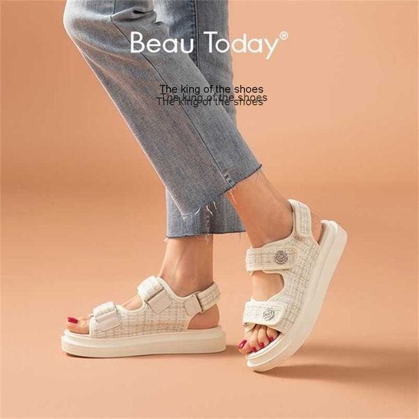 slippersbeautoday platform sandals women lattice round toe hook loop plaid cloth summer casual ladies outdoor shoes handmade 38161 220705, Black
slippersbeautoday platform sandals women lattice round toe hook loop plaid cloth summer casual ladies outdoor shoes handmade 38161 220705, Black
