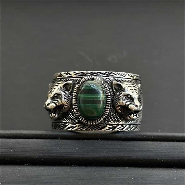 2023 designer new fashion jewelry s925 silver garden carved old pattern inlaid with resin double tiger head wide edition men's and wome
2023 designer new fashion jewelry s925 silver garden carved old pattern inlaid with resin double tiger head wide edition men's and wome