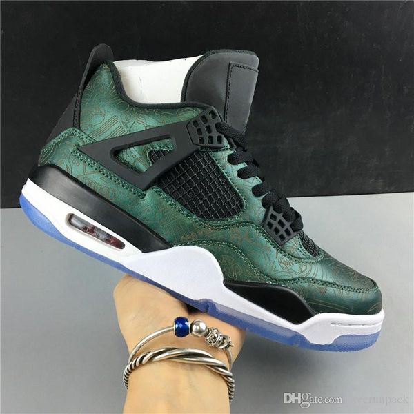 2023 basketball shoes jumpman 4s laser print lake green black red iv fashion sport sneakers ship with box size us7-13
2023 basketball shoes jumpman 4s laser print lake green black red iv fashion sport sneakers ship with box size us7-13