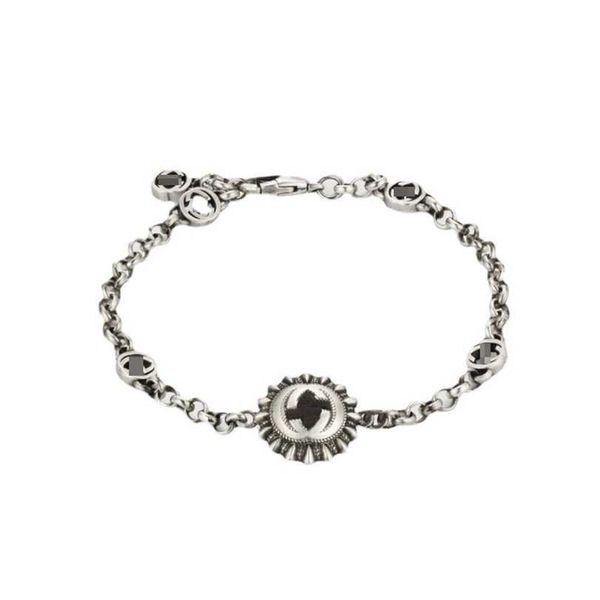 2023 designer new ujia s925 sterling silver homemade old sunflower double g design bracelet net red fashion handwear, Black
2023 designer new ujia s925 sterling silver homemade old sunflower double g design bracelet net red fashion handwear, Black