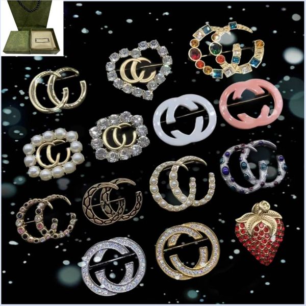 14style luxury designer double letter brooches 18k gold plated inlay rhinestone jewelry brooch charm pearl pins fashion marry christmas part, Gray
14style luxury designer double letter brooches 18k gold plated inlay rhinestone jewelry brooch charm pearl pins fashion marry christmas part, Gray