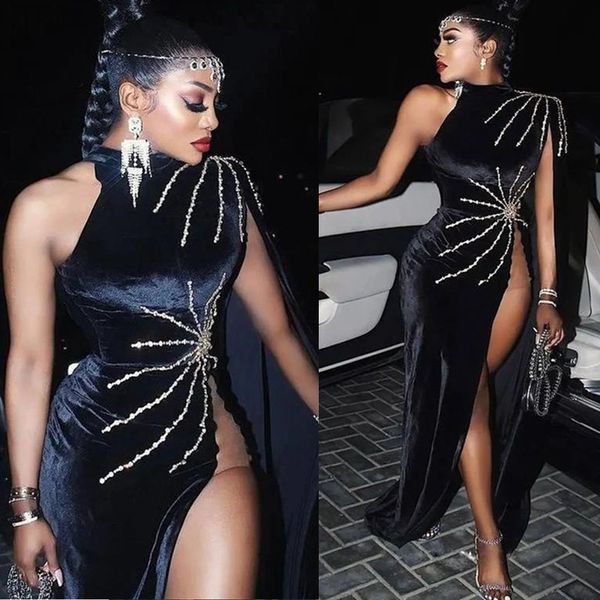 vintage black velvet mermaid evening dresses side split sweetheart corset prom dress formal occasion gowns without gloves 2022 vestido de no, Black;red
vintage black velvet mermaid evening dresses side split sweetheart corset prom dress formal occasion gowns without gloves 2022 vestido de no, Black;red