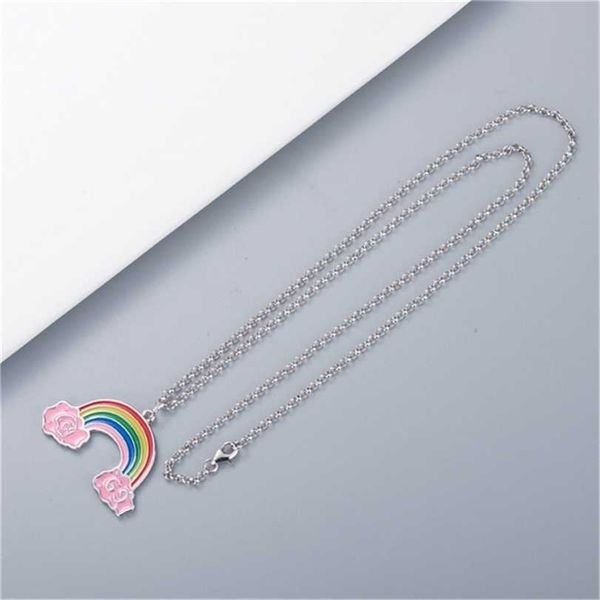 2023 designer new fashion gujia double skull small rainbow enamel necklace thai silver fashion men and women couple sweater chain jewelry
2023 designer new fashion gujia double skull small rainbow enamel necklace thai silver fashion men and women couple sweater chain jewelry