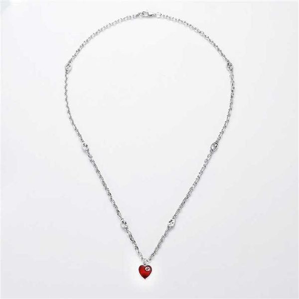 2023 designer new jewelry same interlocking double enamel love necklace straight, Silver
2023 designer new jewelry same interlocking double enamel love necklace straight, Silver