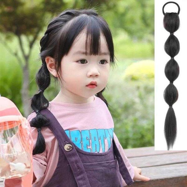 no childrens wig female strap lantern bubble braid high temperature fiber pairs, Black
no childrens wig female strap lantern bubble braid high temperature fiber pairs, Black