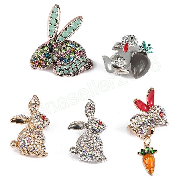 cute rabbit brooches for women cartoon animal crystal lapel pins pearl corsage cardigan brooch jewelry accessory gift, Gray
cute rabbit brooches for women cartoon animal crystal lapel pins pearl corsage cardigan brooch jewelry accessory gift, Gray