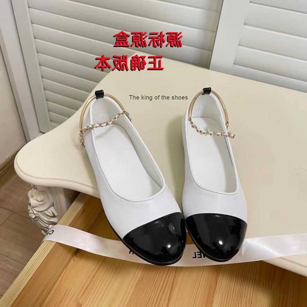 designer sandals channel slides shoes small fragrant wind round head color-blocking mary jane shoes women's summer new foot loop buckle, Black
designer sandals channel slides shoes small fragrant wind round head color-blocking mary jane shoes women's summer new foot loop buckle, Black
