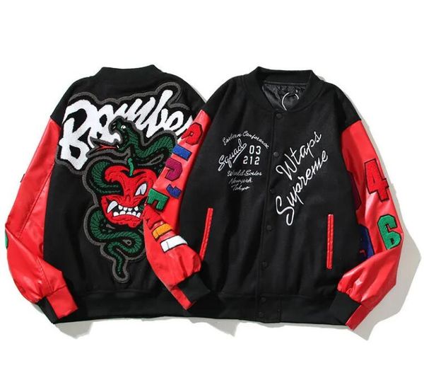 sicem baseball jackets men designer jacket women demon ghost face embroidery mens coats, Black;brown
sicem baseball jackets men designer jacket women demon ghost face embroidery mens coats, Black;brown