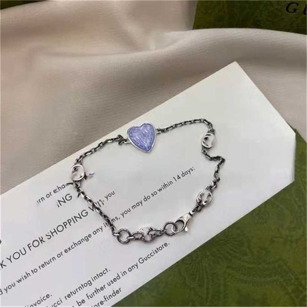 2023 designer new fashion jewelry gujia s925 silver double letter interlocking red blue enamel love bracelet trend couple bracelet, Black
2023 designer new fashion jewelry gujia s925 silver double letter interlocking red blue enamel love bracelet trend couple bracelet, Black