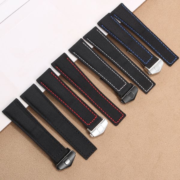 22mm watch band deployment clasp canvas leathe strap for tagheuer watch, Black;brown
22mm watch band deployment clasp canvas leathe strap for tagheuer watch, Black;brown