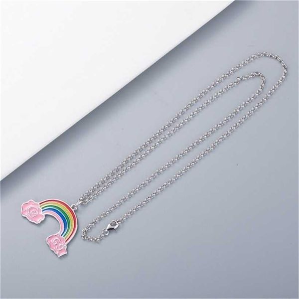2023 designer new fashion gujia double skull small rainbow enamel necklace thai silver fashion men and women couple sweater chain jewelry
2023 designer new fashion gujia double skull small rainbow enamel necklace thai silver fashion men and women couple sweater chain jewelry