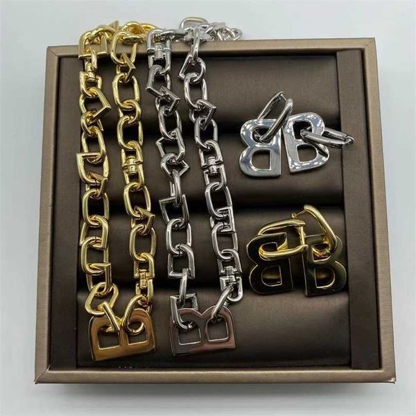 2023 designer new / family new exaggerated b letter earrings female ins hip hop fashion design sense thick clavicle chain, Black
2023 designer new / family new exaggerated b letter earrings female ins hip hop fashion design sense thick clavicle chain, Black