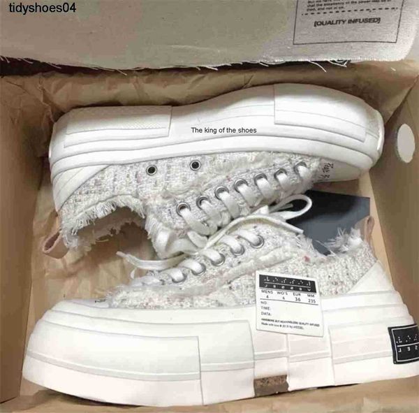 vanness wu xvessels white tweed small fragrant fabric patchwork discolored low cork vulcanized shoes size 34-45, Black
vanness wu xvessels white tweed small fragrant fabric patchwork discolored low cork vulcanized shoes size 34-45, Black