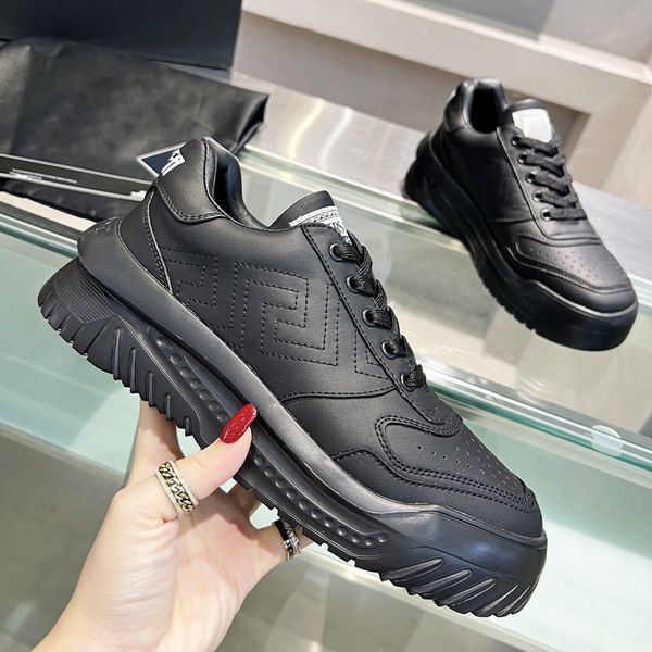 designer casual shoes men runner trainer thick sole low platform odissae light mountaineering sneaker classics fashion leather rubber sneake, Black
designer casual shoes men runner trainer thick sole low platform odissae light mountaineering sneaker classics fashion leather rubber sneake, Black