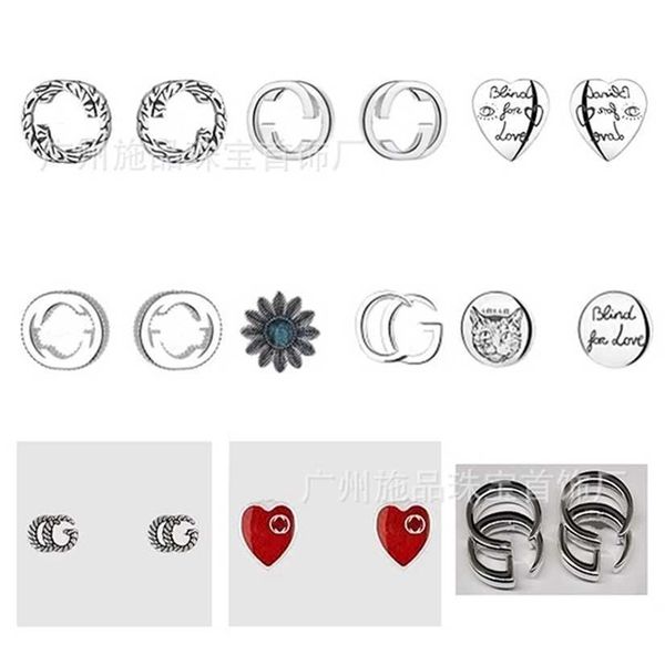 2023 designer new fashion jewelry gujia s925 pure tremella nail used for male and female lovers. double daisy flower love earrings are compl, Golden
2023 designer new fashion jewelry gujia s925 pure tremella nail used for male and female lovers. double daisy flower love earrings are compl, Golden