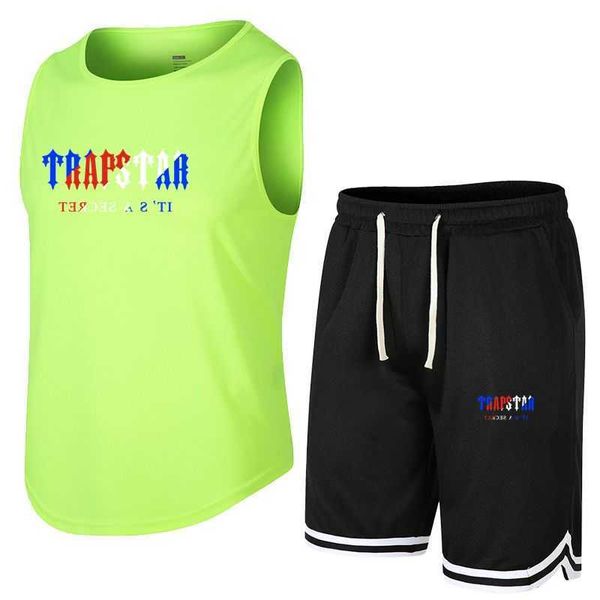 trapstar basketball suit men t shirt shorts designer tshirt printed sleeveless tshirt pants two-piece summer sports tee round neck pullover, Gray
trapstar basketball suit men t shirt shorts designer tshirt printed sleeveless tshirt pants two-piece summer sports tee round neck pullover, Gray