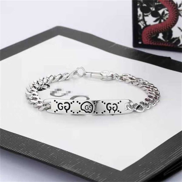 2023 designer new jewelry double skull elf bracelet thai silver bracelet versatile boyfriend and girlfriend valentine's day gift, Black
2023 designer new jewelry double skull elf bracelet thai silver bracelet versatile boyfriend and girlfriend valentine's day gift, Black