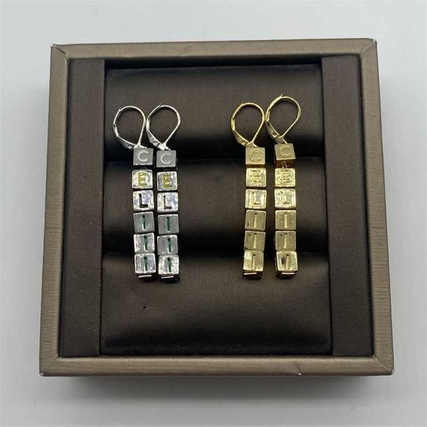 brand earrings celi new letter drop glue three-dimensional square square earrings cool temperament pendant earrings, Golden
brand earrings celi new letter drop glue three-dimensional square square earrings cool temperament pendant earrings, Golden