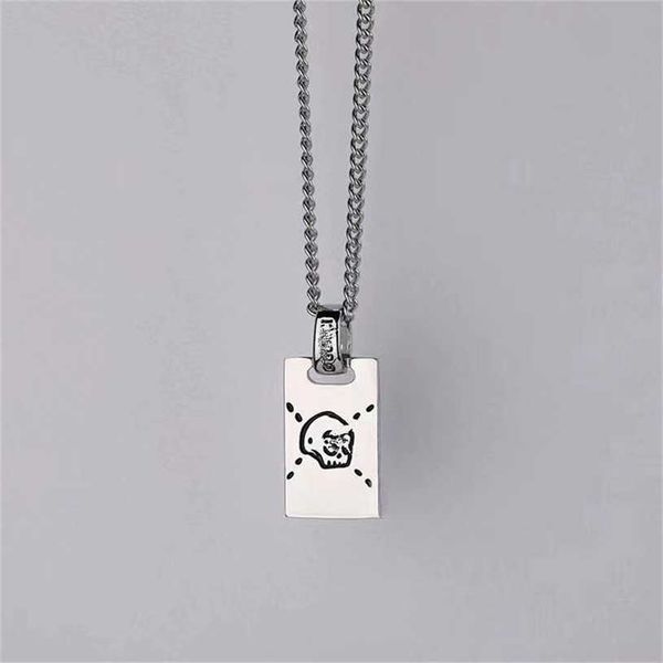 2023 designer new jewelry double elf pendant skull silver plated men and women lovers' same hip-hop necklace accessories, Black
2023 designer new jewelry double elf pendant skull silver plated men and women lovers' same hip-hop necklace accessories, Black