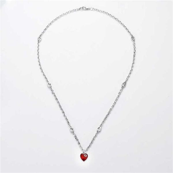 2023 designer new jewelry same interlocking double enamel love necklace straight, Silver
2023 designer new jewelry same interlocking double enamel love necklace straight, Silver
