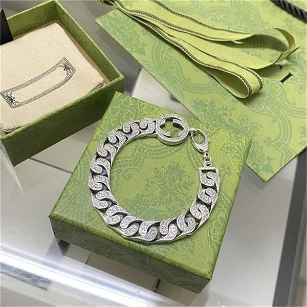 2023 designer new fashion jewelry kmx. gujia 925 silver old double cuban men's and women's hollow bracelet, Black
2023 designer new fashion jewelry kmx. gujia 925 silver old double cuban men's and women's hollow bracelet, Black
