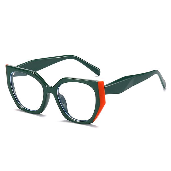 2022 new european and american personalized cat eye plain glasses multi-color mosaic internet celebrity contrast color glasses frame trendy, Silver
2022 new european and american personalized cat eye plain glasses multi-color mosaic internet celebrity contrast color glasses frame trendy, Silver