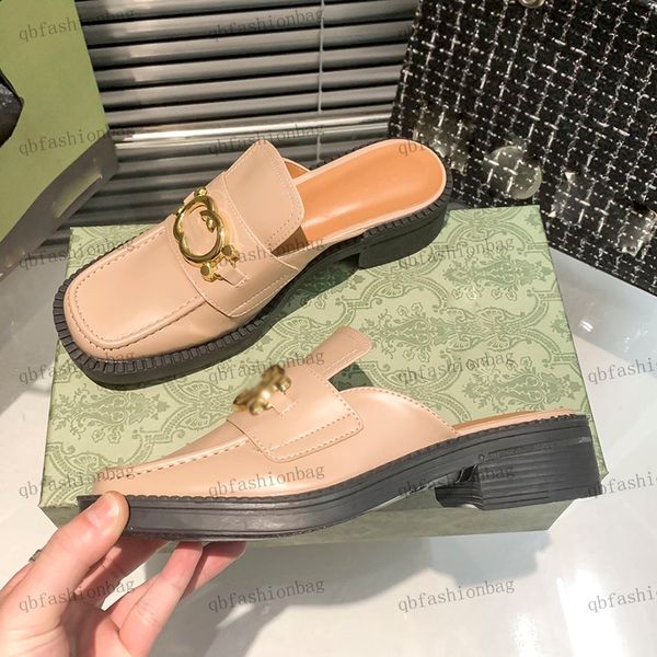 womens semi-drag sandals classic designer low-heeled flats leather mule skateboard walking beach shoes flip-flops casual shoes metal buckle, Black
womens semi-drag sandals classic designer low-heeled flats leather mule skateboard walking beach shoes flip-flops casual shoes metal buckle, Black