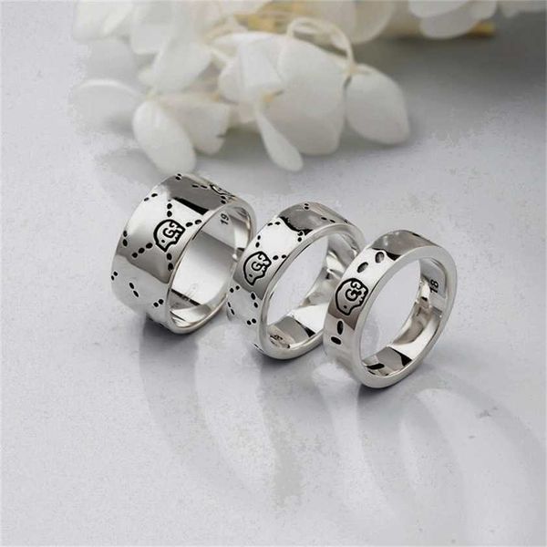 2023 designer new jewelry ring sterling silver style old elf ghost skull simple double couple ring
2023 designer new jewelry ring sterling silver style old elf ghost skull simple double couple ring