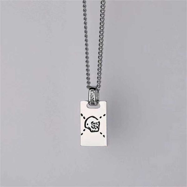 2023 designer new jewelry double elf pendant skull silver plated men and women lovers' same hip-hop necklace accessories, Black
2023 designer new jewelry double elf pendant skull silver plated men and women lovers' same hip-hop necklace accessories, Black