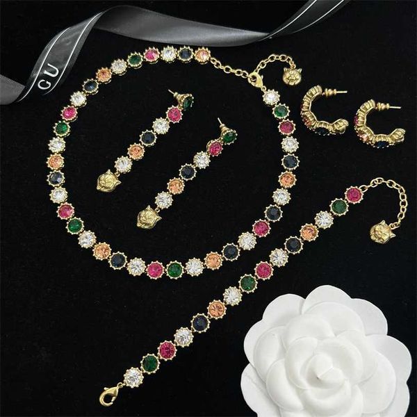 2023 designer gujia/gjia new double g letter candy color diamond necklace bracelet tiger head tassel earrings female, Silver
2023 designer gujia/gjia new double g letter candy color diamond necklace bracelet tiger head tassel earrings female, Silver