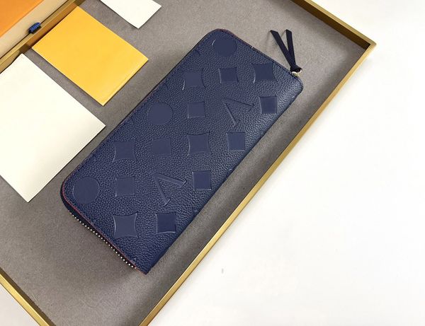 2023 luxury brand fashion designer wallets luxury empreinte zipper purses mens womens embossed flower letter clemence long card holder slim, Black
2023 luxury brand fashion designer wallets luxury empreinte zipper purses mens womens embossed flower letter clemence long card holder slim, Black