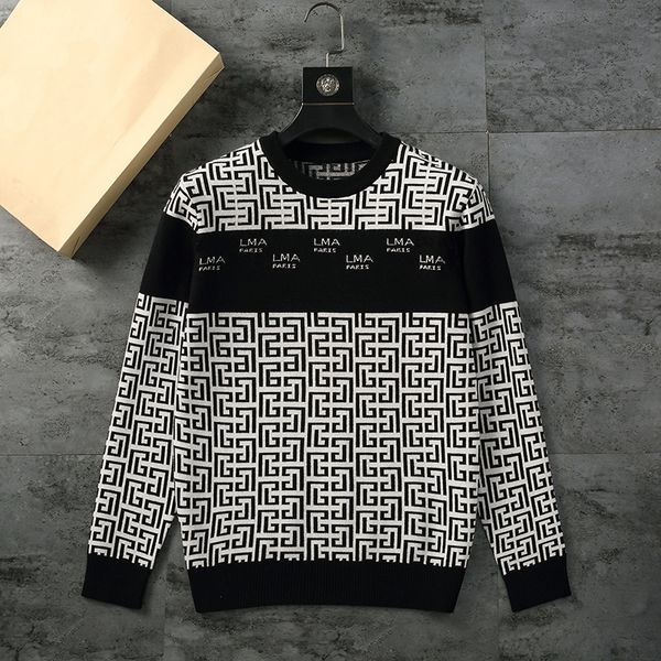 men designer sweater letter embroidery winter autumn sweatshirt crew neck long sleeve jumper hoodies, White;black
men designer sweater letter embroidery winter autumn sweatshirt crew neck long sleeve jumper hoodies, White;black