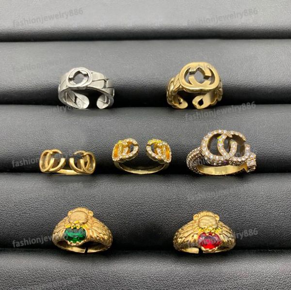 fashion brand ring bague double letter for men women gold silver designer rings bijoux wedding jewelry gift accessories
fashion brand ring bague double letter for men women gold silver designer rings bijoux wedding jewelry gift accessories