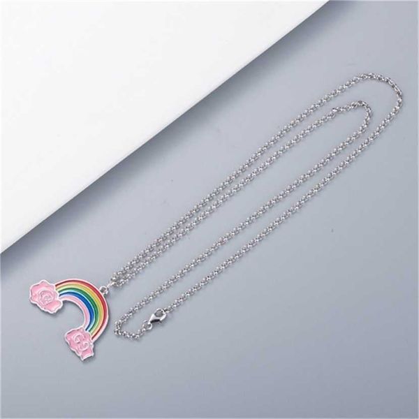 2023 designer new fashion gujia double skull small rainbow enamel necklace thai silver fashion men and women couple sweater chain jewelry
2023 designer new fashion gujia double skull small rainbow enamel necklace thai silver fashion men and women couple sweater chain jewelry