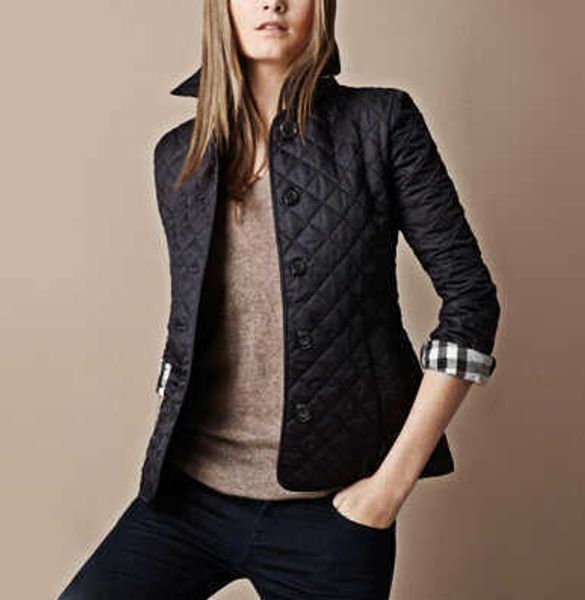 wholesale-women jacket winter autumn coat fashion cotton slim jacket british style plaid quilting padded parkas, Black;brown
wholesale-women jacket winter autumn coat fashion cotton slim jacket british style plaid quilting padded parkas, Black;brown