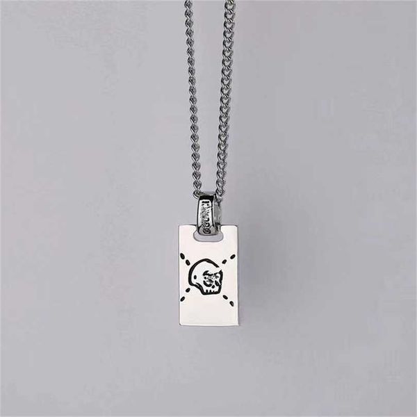 2023 designer new jewelry double elf pendant skull silver plated men and women lovers' same hip-hop necklace accessories, Black
2023 designer new jewelry double elf pendant skull silver plated men and women lovers' same hip-hop necklace accessories, Black